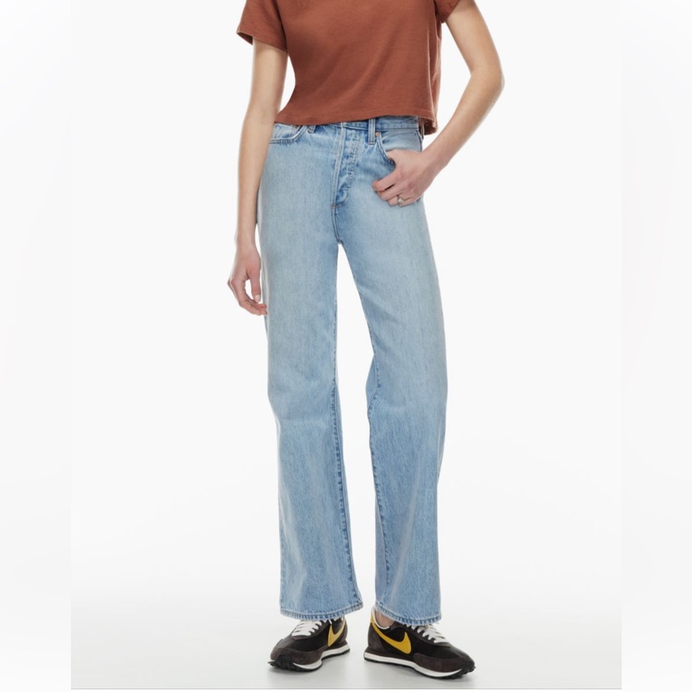 NYT Denim Forum Farrah High Rise Wide Jean